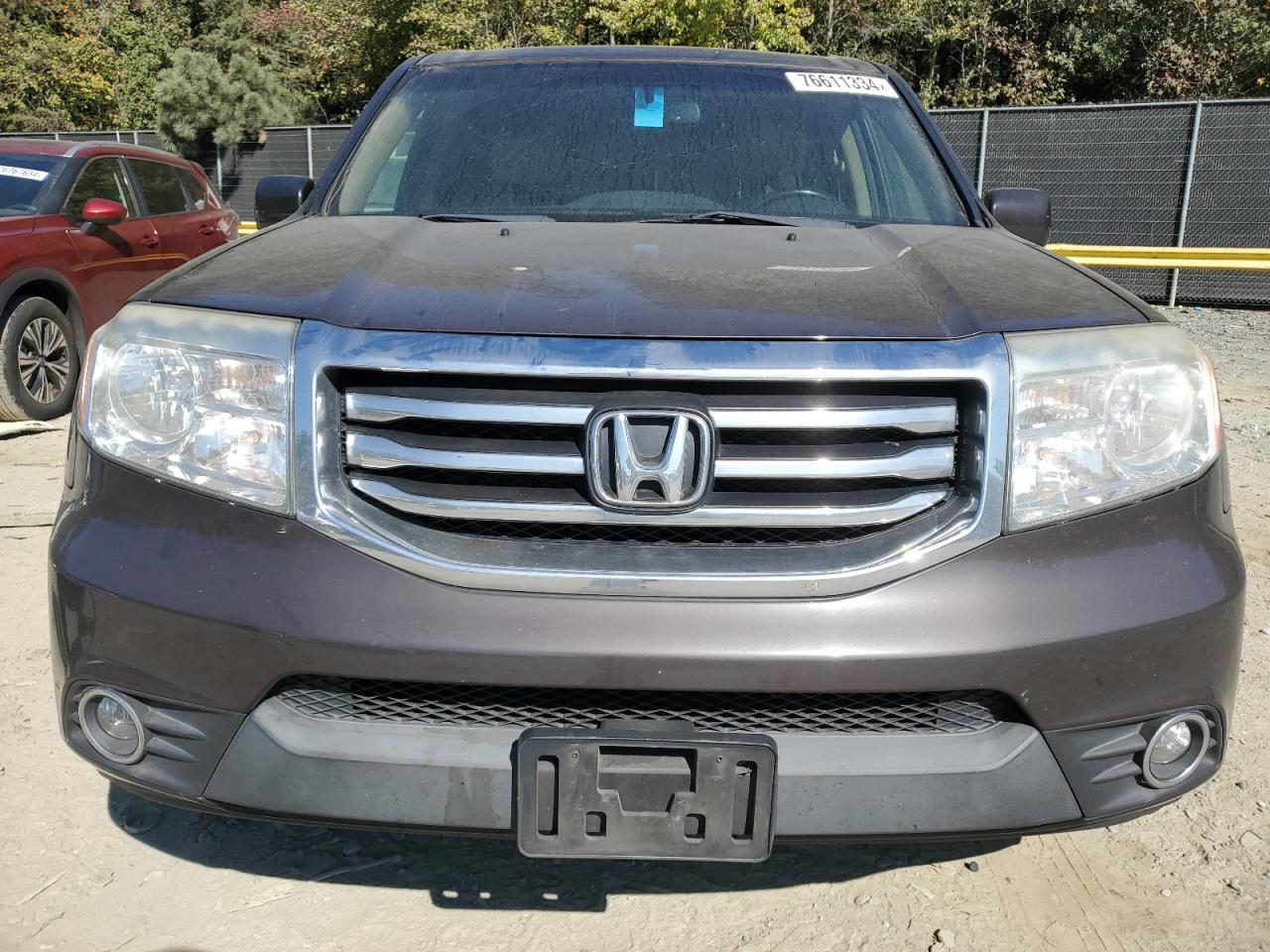 2014 Honda Pilot Exl VIN: 5FNYF4H55EB033139 Lot: 76611334