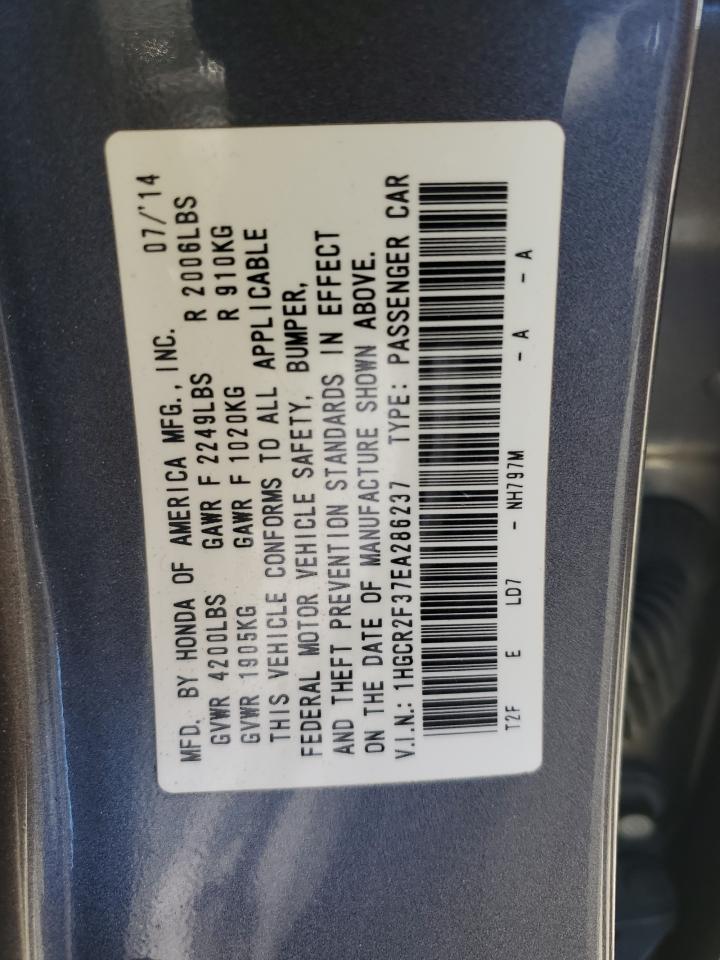 1HGCR2F37EA286237 2014 Honda Accord Lx