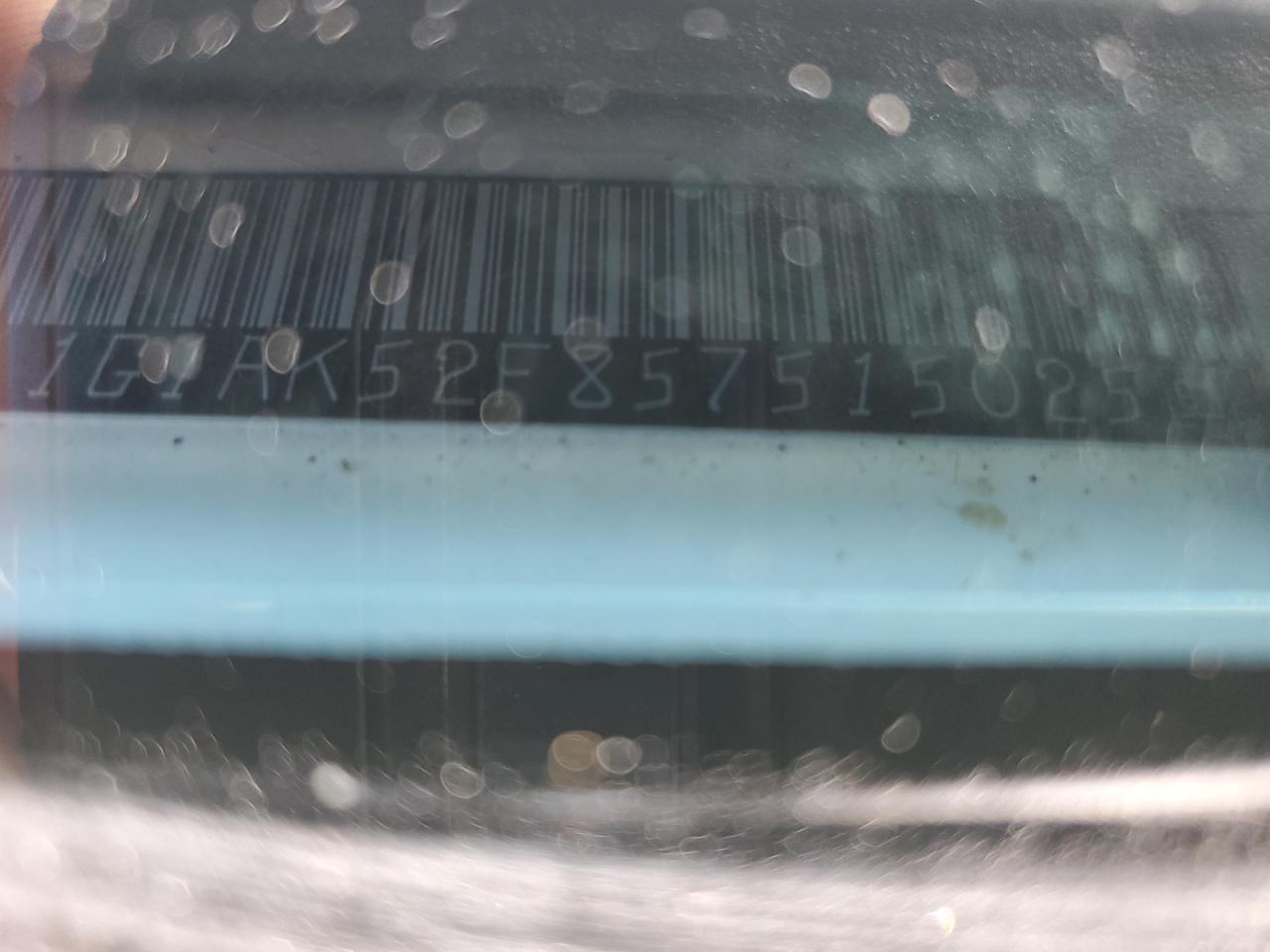 2005 Chevrolet Cobalt VIN: 1G1AK52F857515025 Lot: 77609774