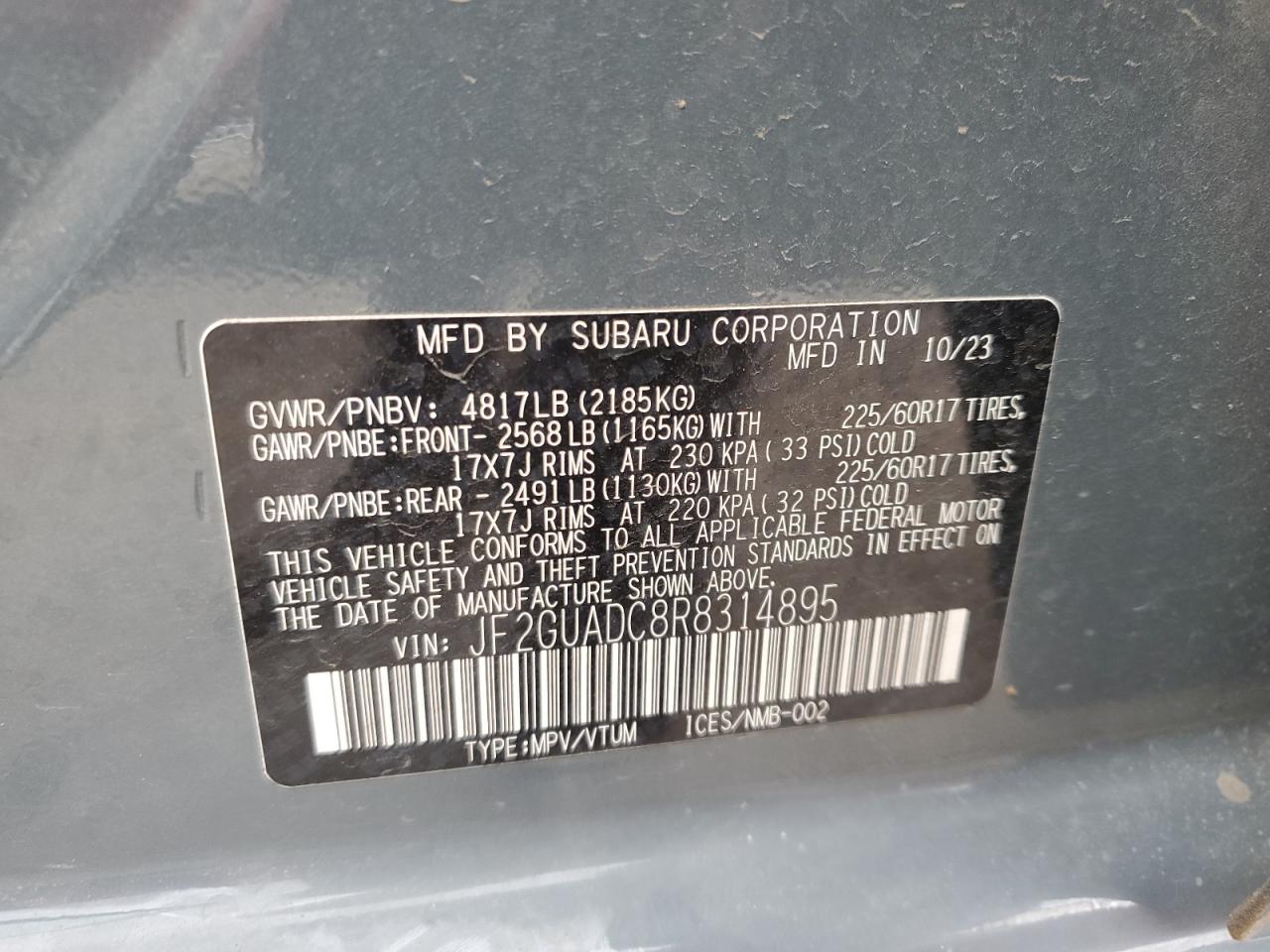 2024 Subaru XV - Image 15