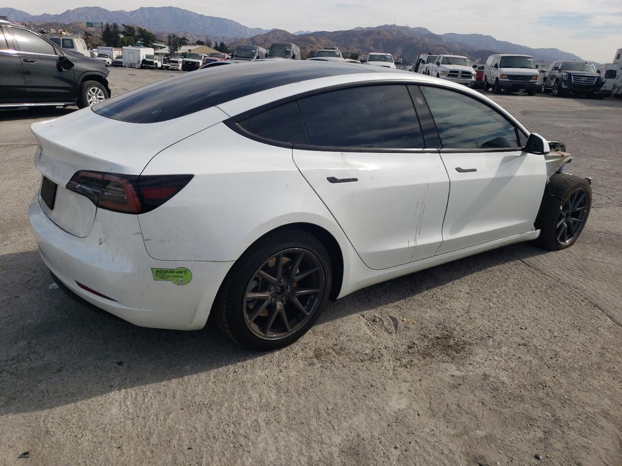 VIN 5YJ3E1EA2PF580787 2023 TESLA MODEL 3 no.3