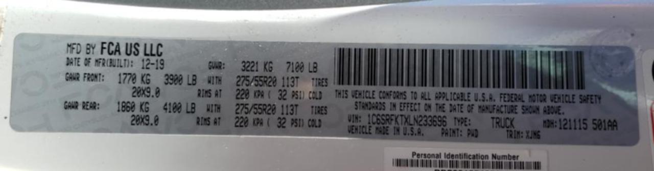 2020 RAM 1500 - Image 12