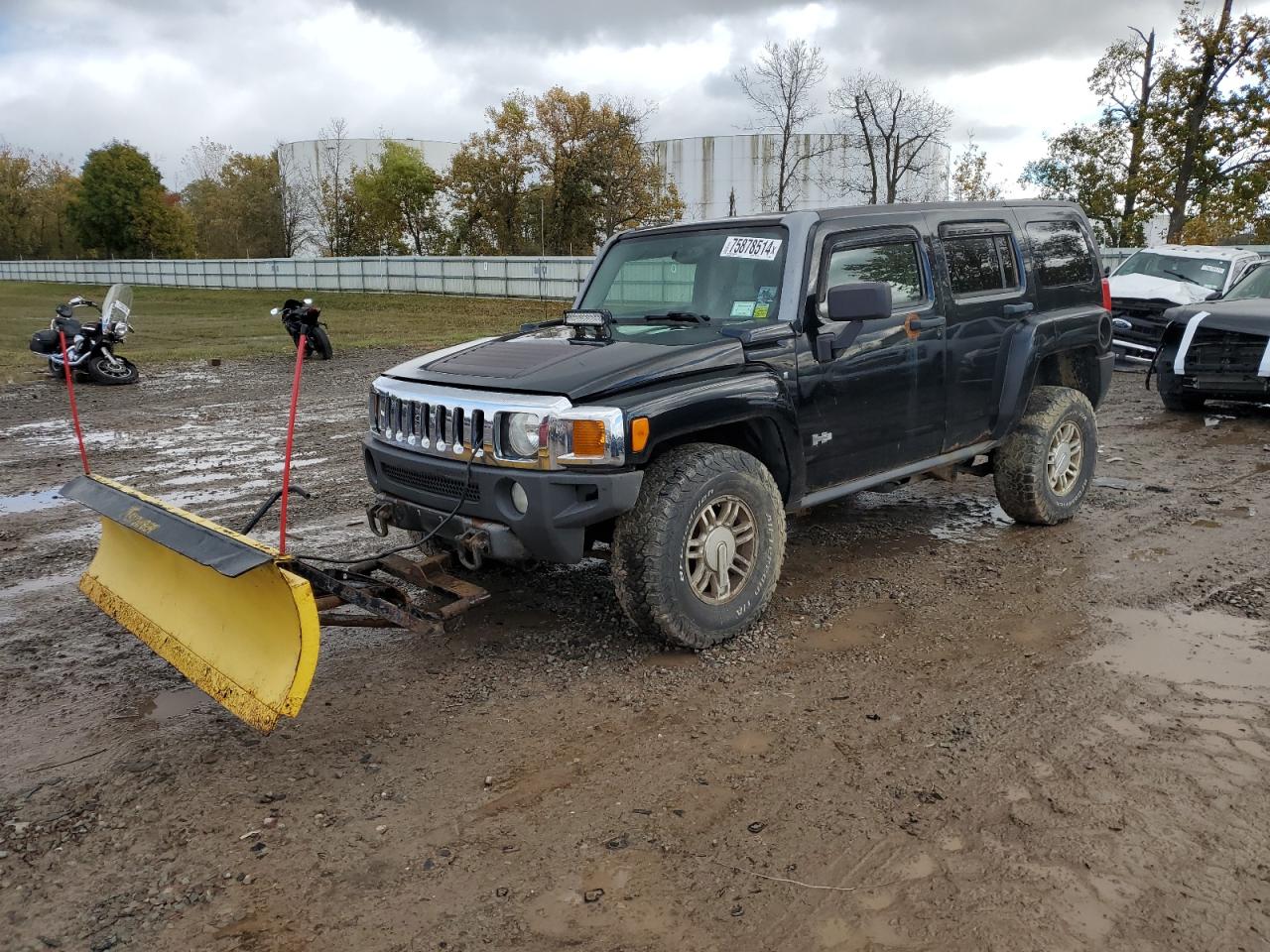 2007 Hummer H3 VIN: 5GTDN13E078160884 Lot: 75878514