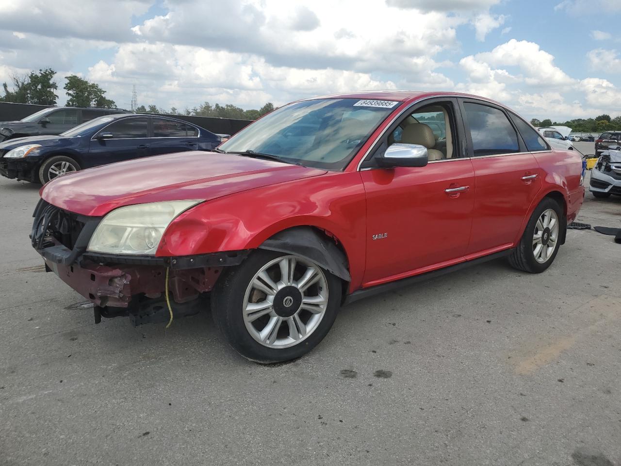 MERCURY SABLE 2008. Lot# 84939885. VIN 1MEHM42W98G608598. Photo 1