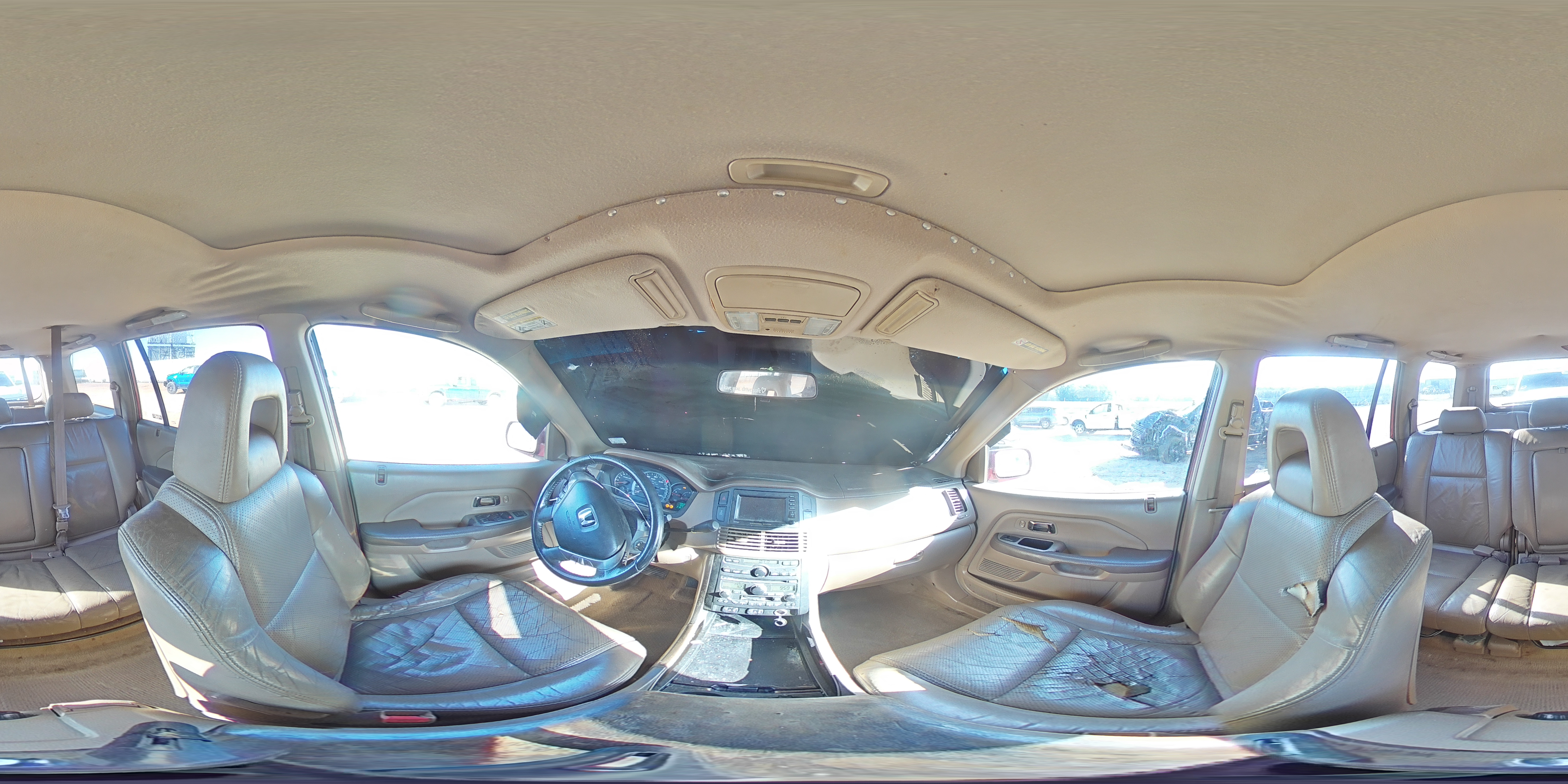 2005 Honda Pilot Exl VIN: 2HKYF18735H550490 Lot: 81980275