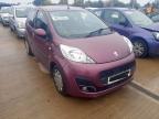 2013 PEUGEOT 107 1.0 ACTIVE 5DR for sale at Copart SANDY