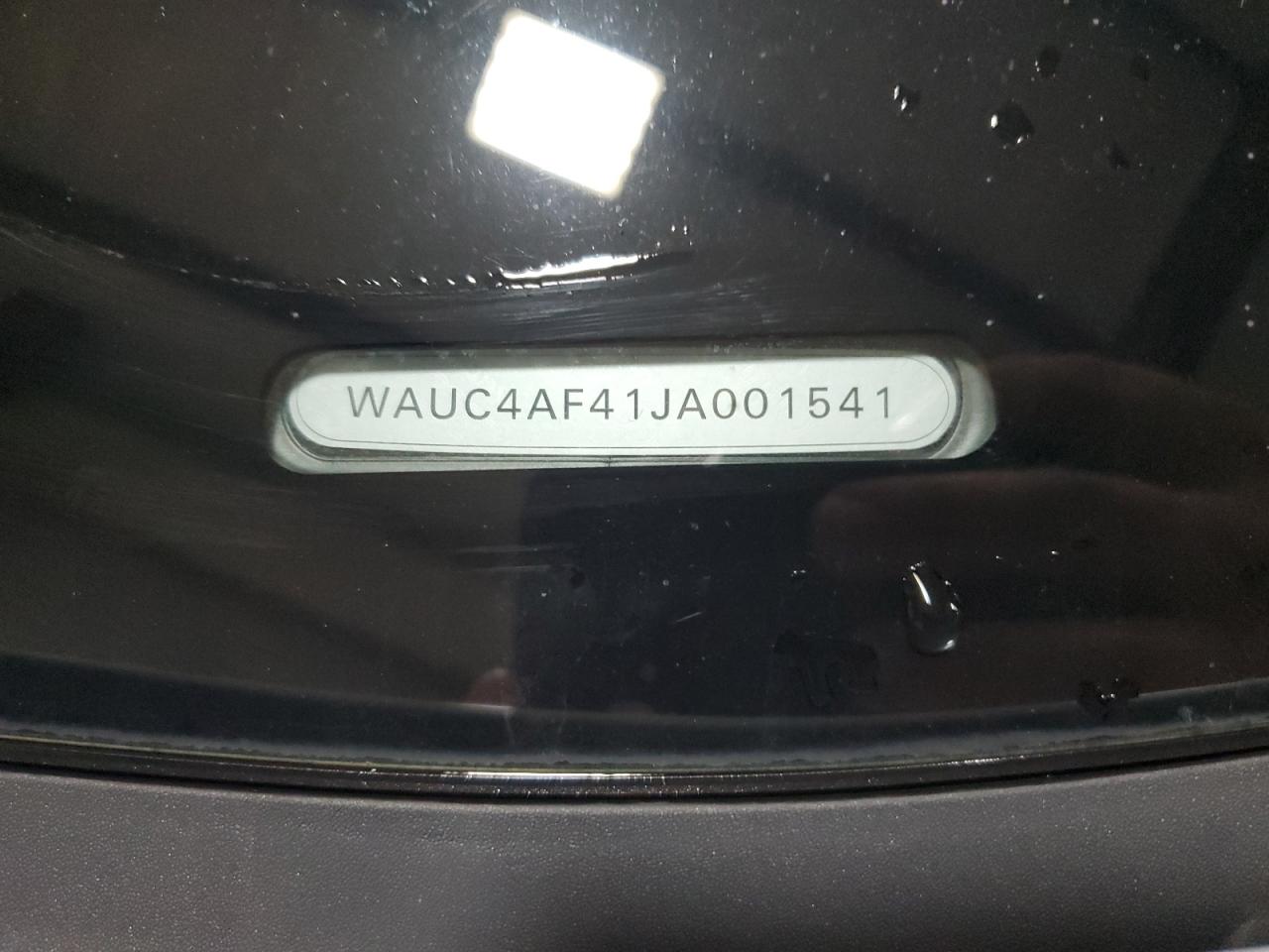 2018 Audi S4 Prestige VIN: WAUC4AF41JA001541 Lot: 85683155