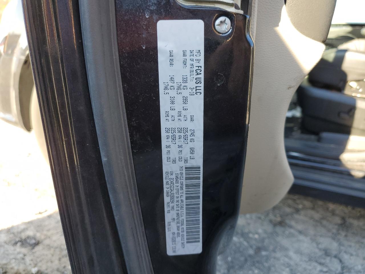 2018 Dodge Grand Caravan Sxt VIN: 2C4RDGCG4JR268294 Lot: 90101545