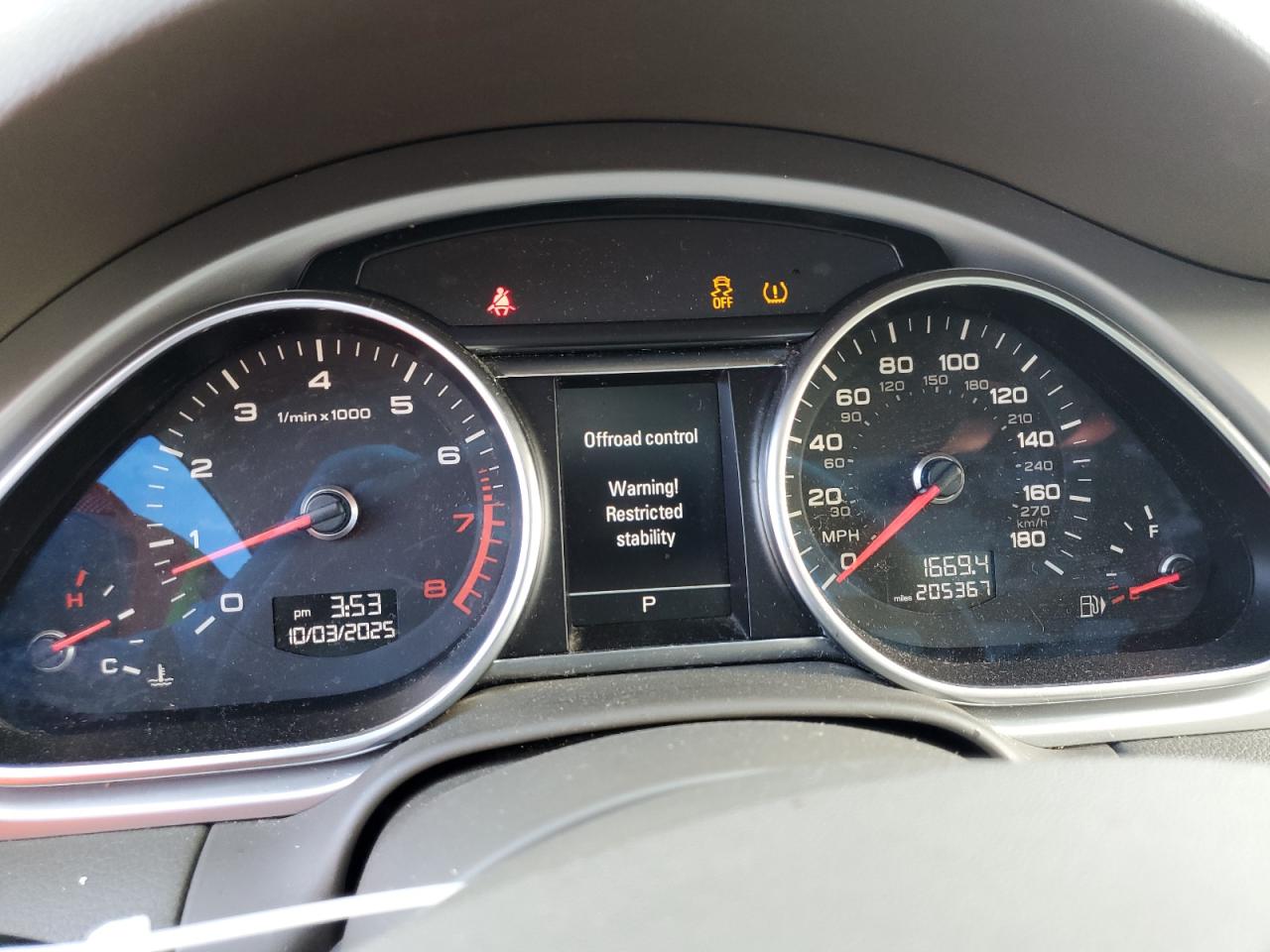 2013 Audi Q7 Premium Plus VIN: WA1LGAFE1DD003662 Lot: 85280815