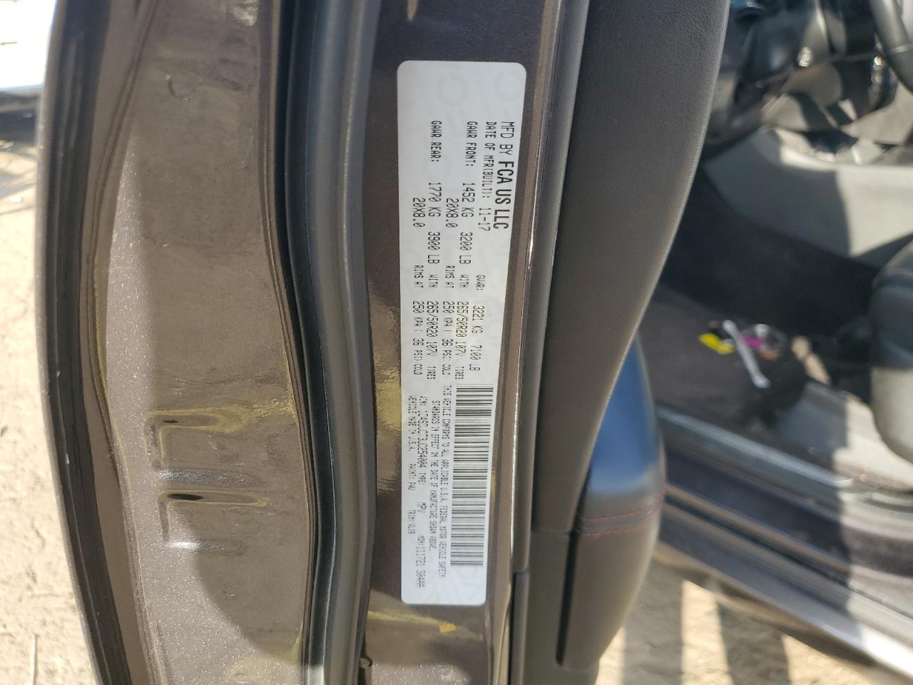 2018 Dodge Durango R/T VIN: 1C4SDJCT3JC254004 Lot: 82217215