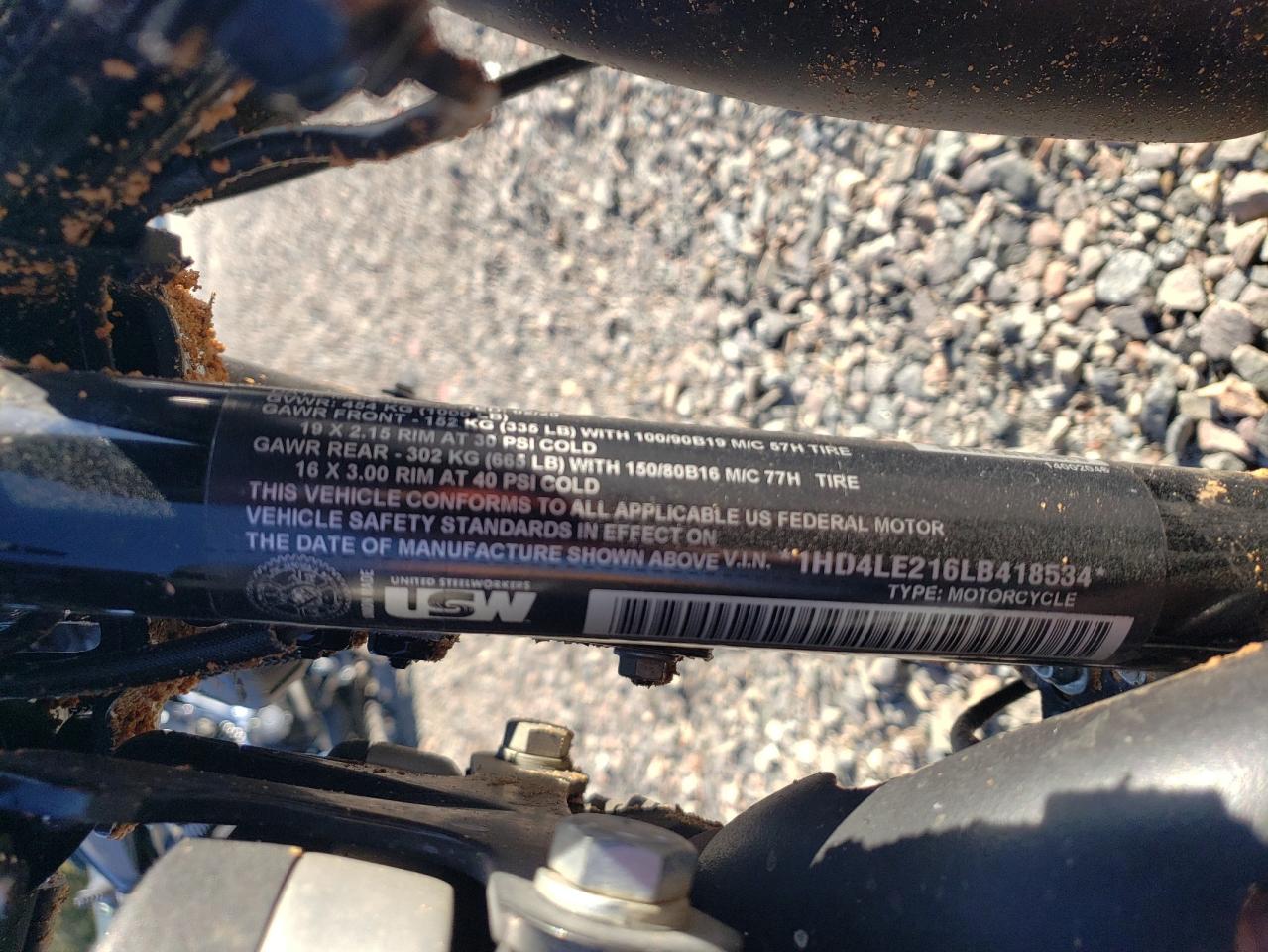 2020 Harley-Davidson Xl883 N VIN: 1HD4LE216LB418534 Lot: 82553615