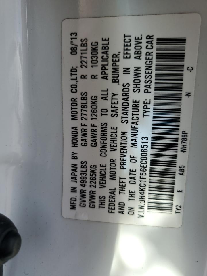 2014 Acura Rlx Tech VIN: JH4KC1F56EC006513 Lot: 86866635