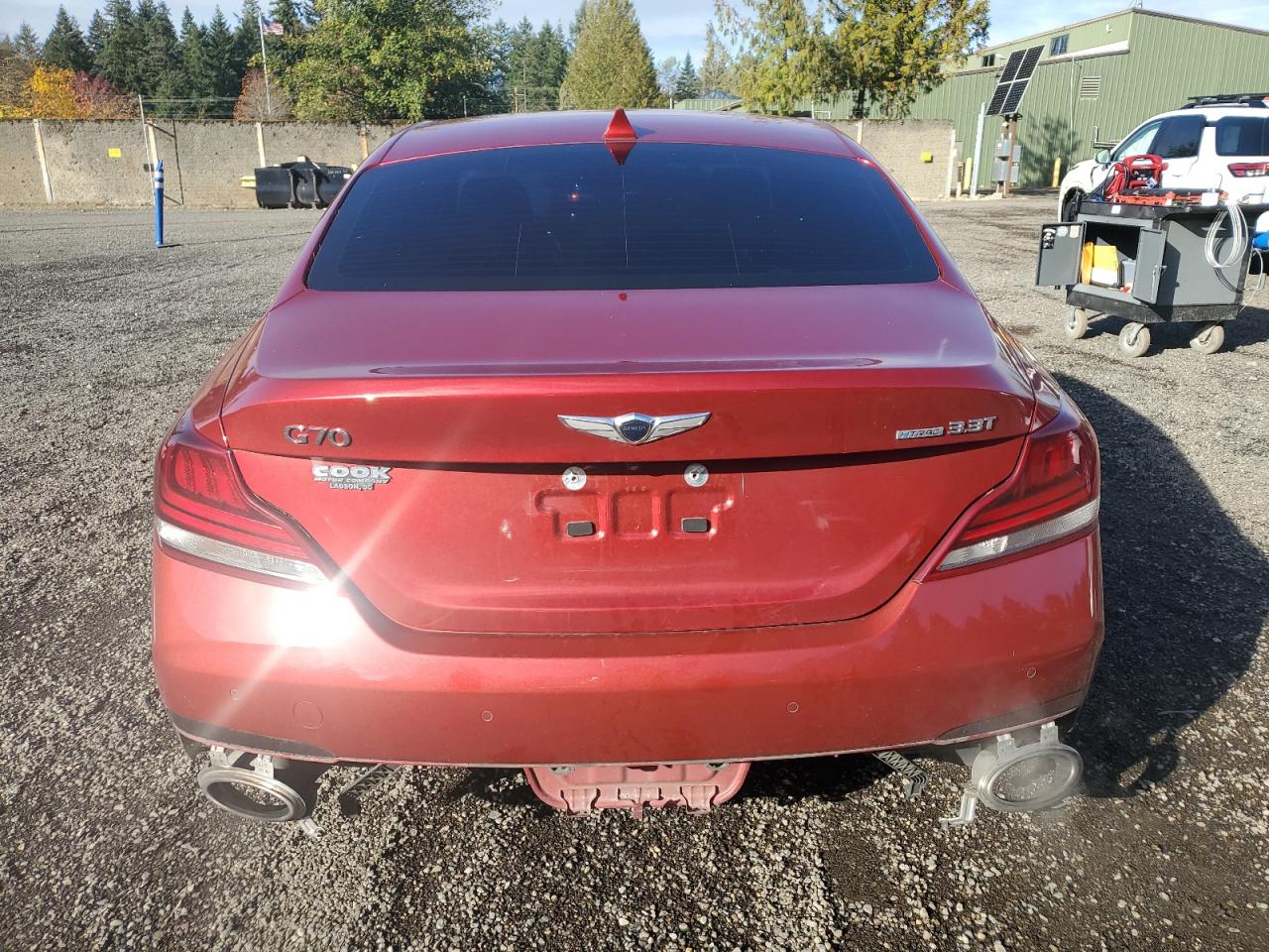 2020 Genesis G70 Prestige VIN: KMTG34LEXLU058071 Lot: 82556505