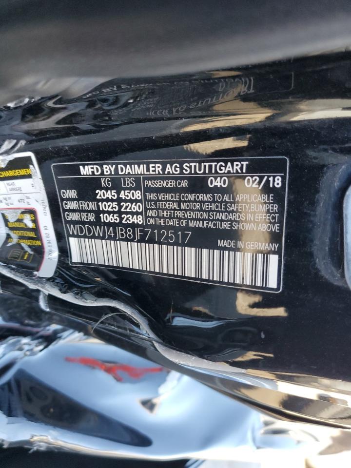 2018 Mercedes-Benz C 300 VIN: WDDWJ4JB8JF712517 Lot: 86313805