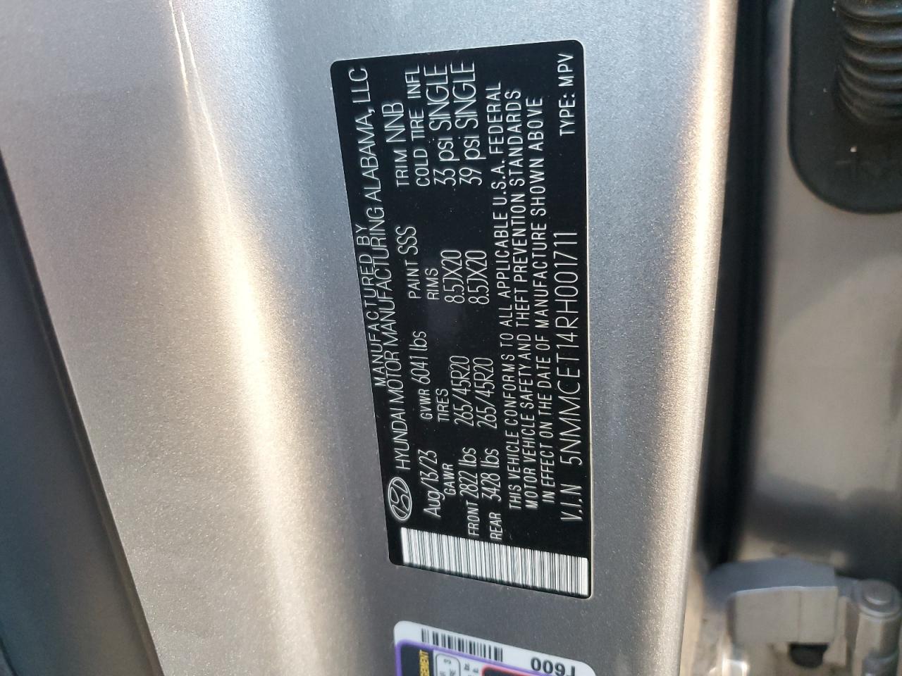 2024 Genesis Gv70 Advanced VIN: 5NMMCET14RH001711 Lot: 91408485