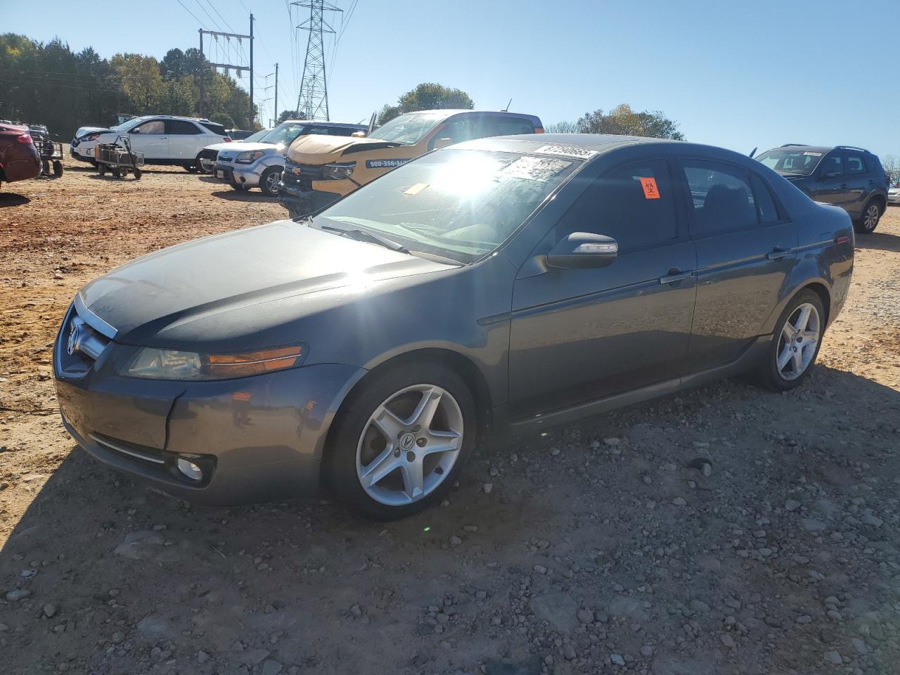 2008 Acura Tl grey sedan gas 19UUA662X8A009838 photo #1