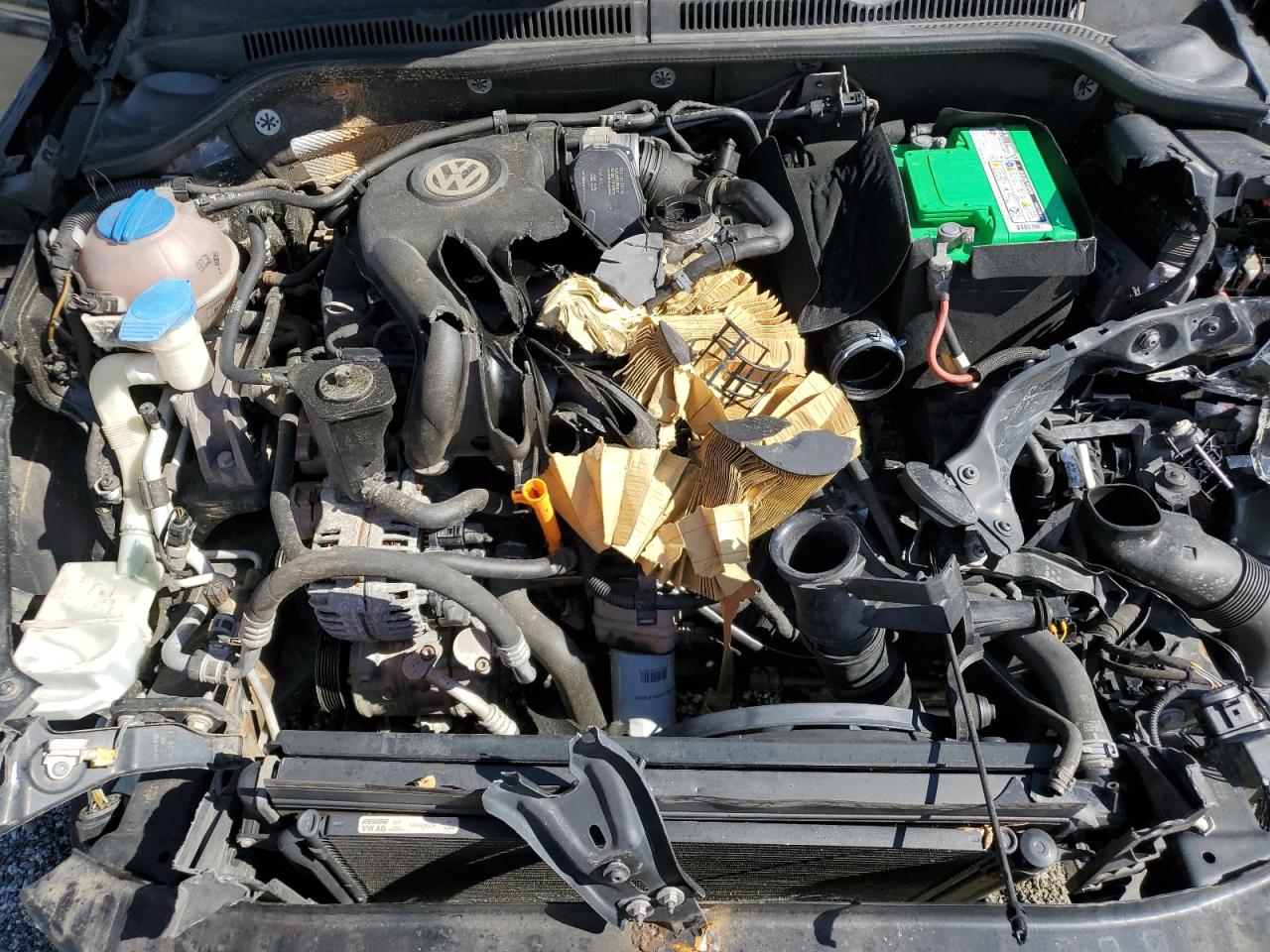 2014 Volkswagen Jetta Base VIN: 3VW2K7AJ1EM383855 Lot: 84776735