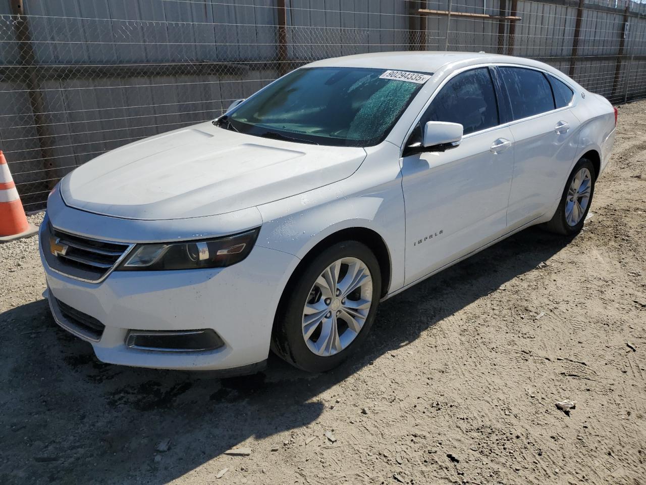 2014 Chevrolet Impala Lt white sedan gas 2G1125S33E9309275 photo #1