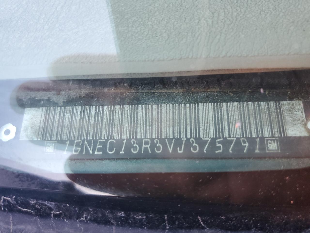 1997 Chevrolet Tahoe C1500 VIN: 1GNEC13R3VJ375791 Lot: 82682795