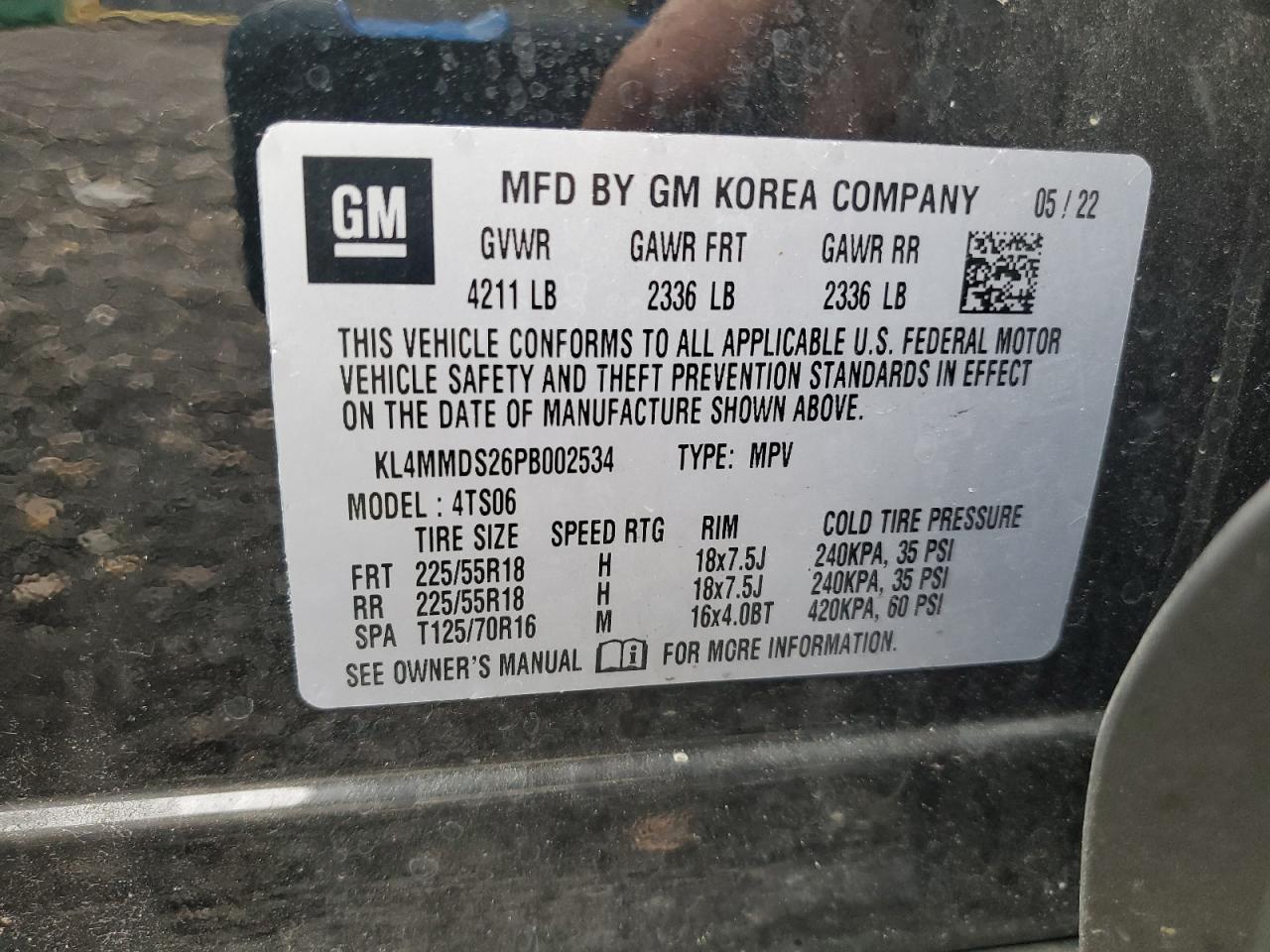 2023 Buick Encore Gx Select VIN: KL4MMDS26PB002534 Lot: 86699835