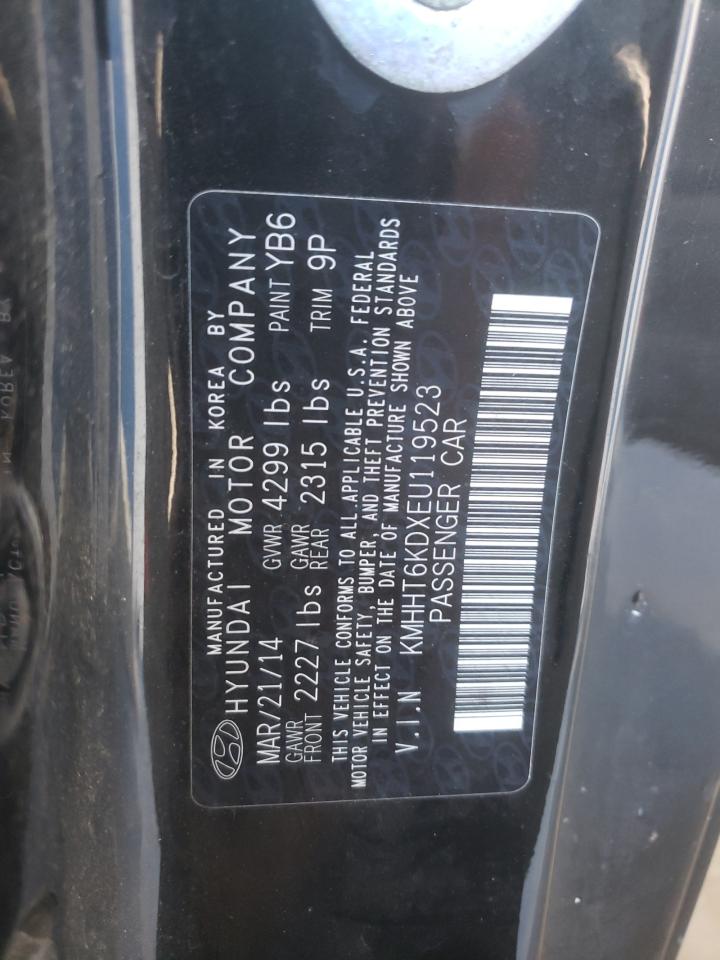 2014 Hyundai Genesis Coupe 2.0T VIN: KMHHT6KDXEU119523 Lot: 82265325