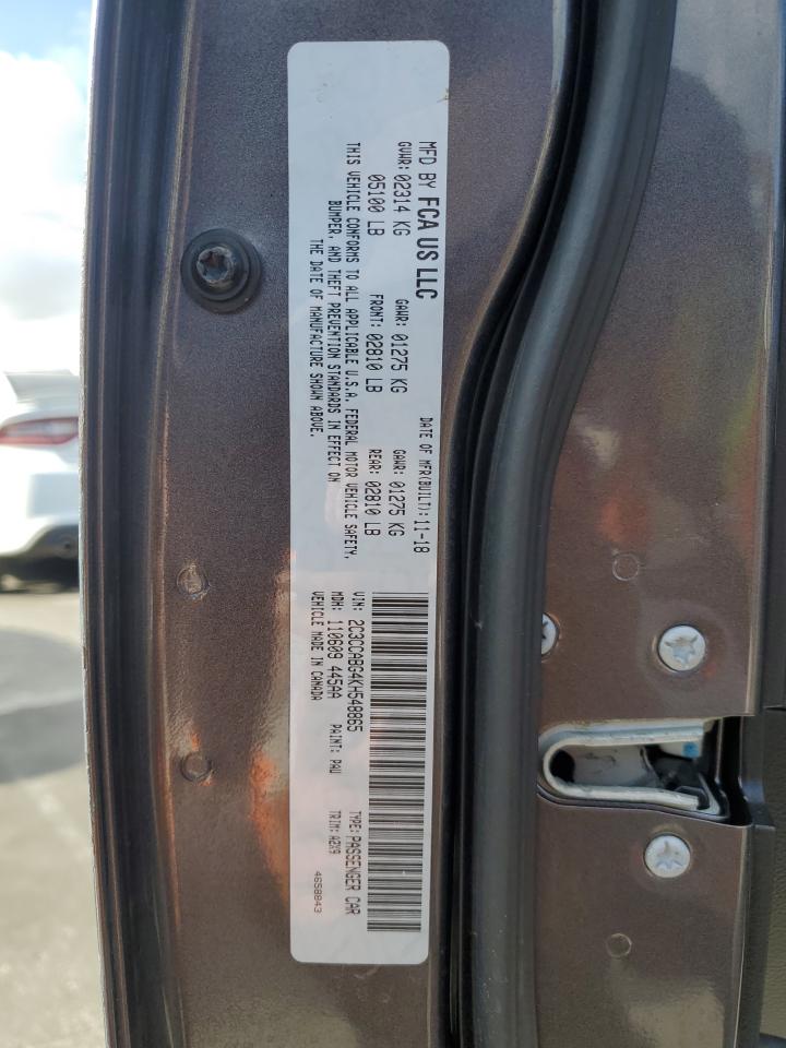 2019 Chrysler 300 S VIN: 2C3CCABG4KH548865 Lot: 84959895