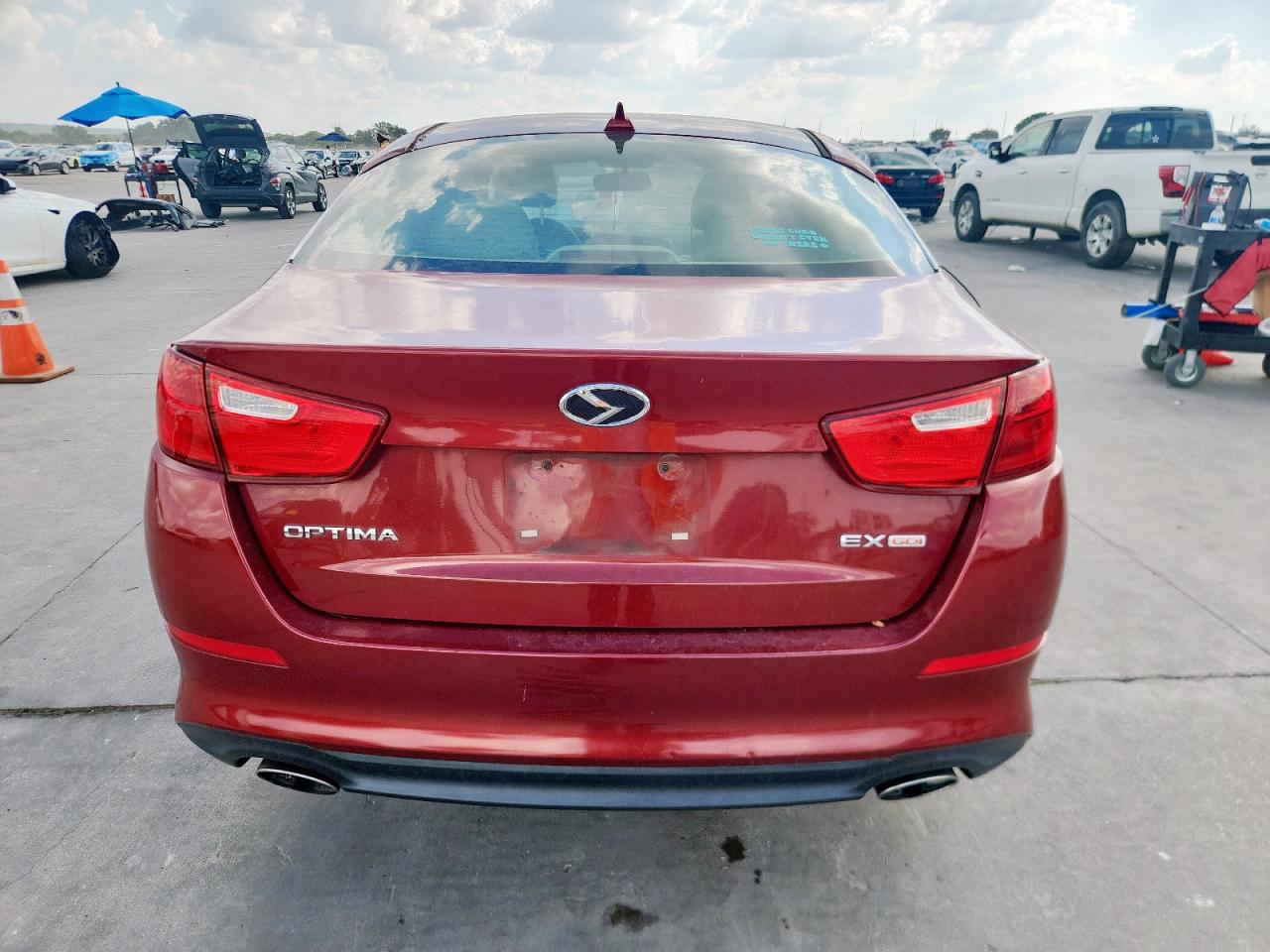 2014 Kia Optima Ex VIN: 5XXGN4A72EG336371 Lot: 86104935