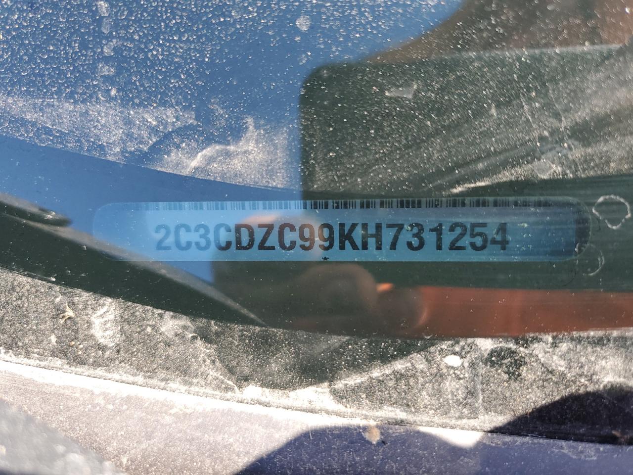 2019 Dodge Challenger Srt Hellcat VIN: 2C3CDZC99KH731254 Lot: 86987065