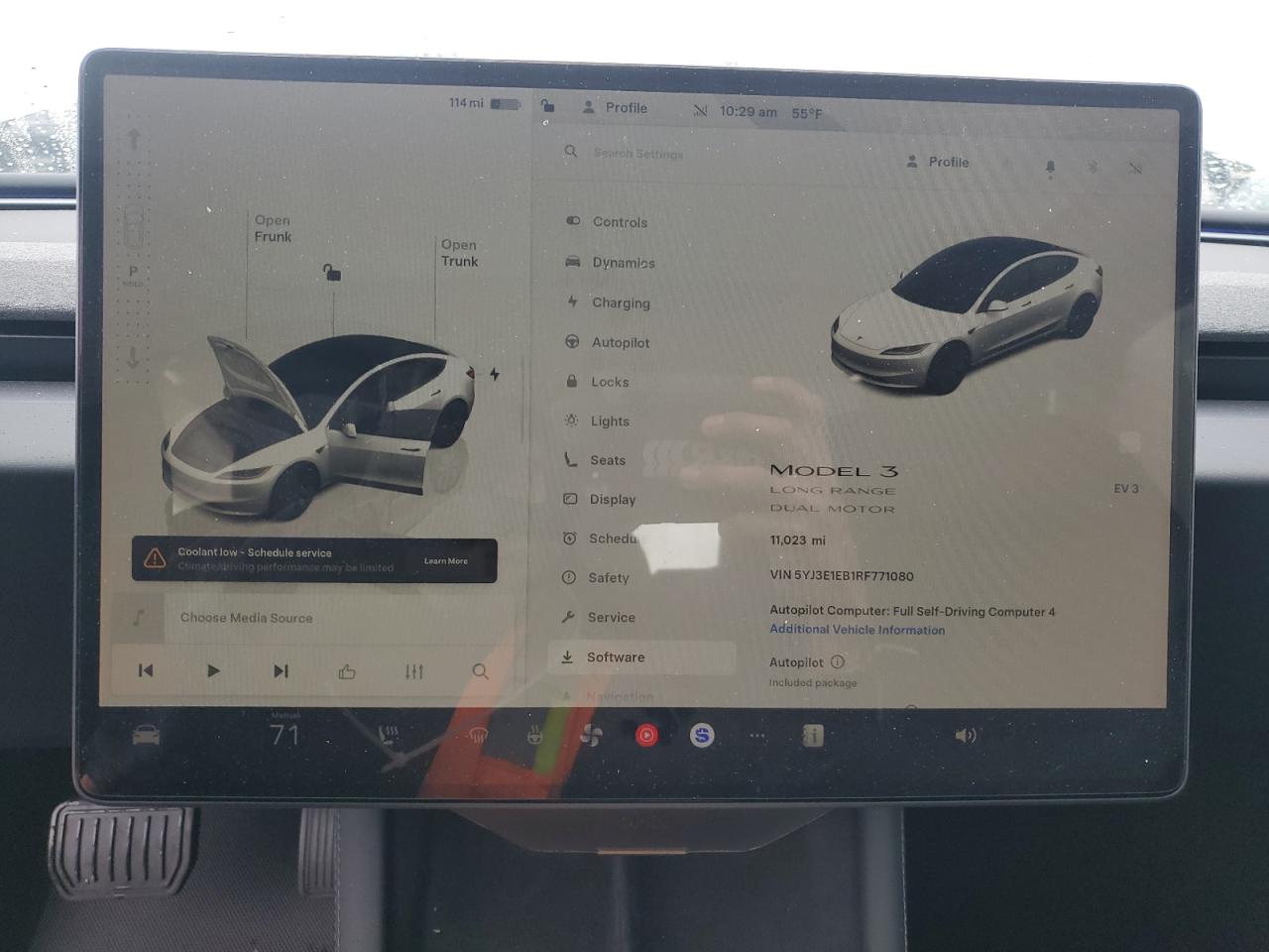 2024 Tesla Model 3 VIN: 5YJ3E1EB1RF771080 Lot: 85542815