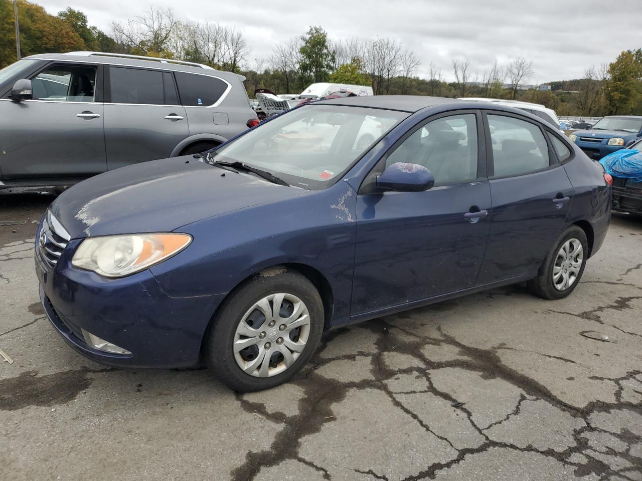 2010 Hyundai Elantra Blue VIN: KMHDU4AD2AU866383 Lot: 86604345