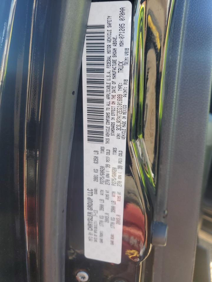 2014 Ram 1500 St VIN: 3C6JR7AT2EG101689 Lot: 87421825