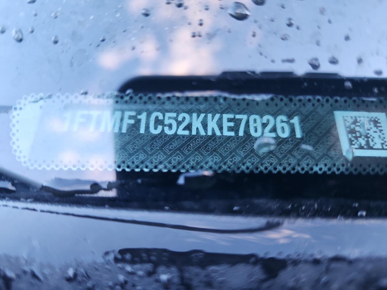 2019 Ford F150 VIN: 1FTMF1C52KKE70261 Lot: 85888715