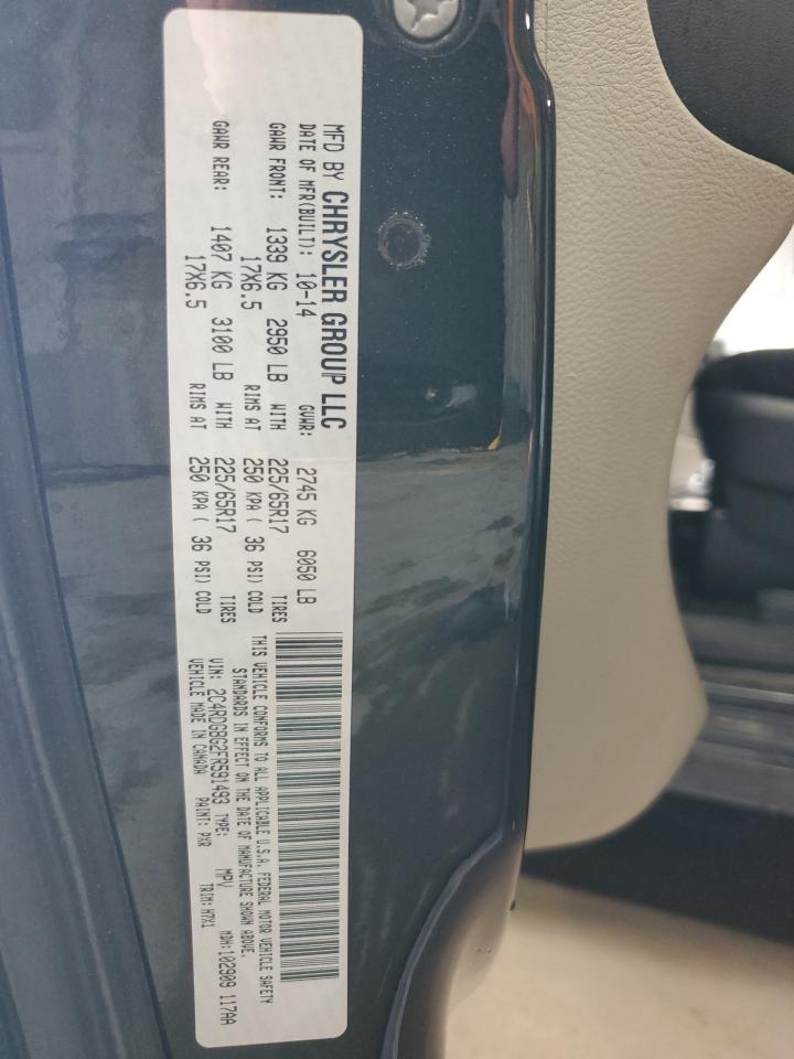 2015 Dodge Grand Caravan Se VIN: 2C4RDGBG2FR591493 Lot: 87301065