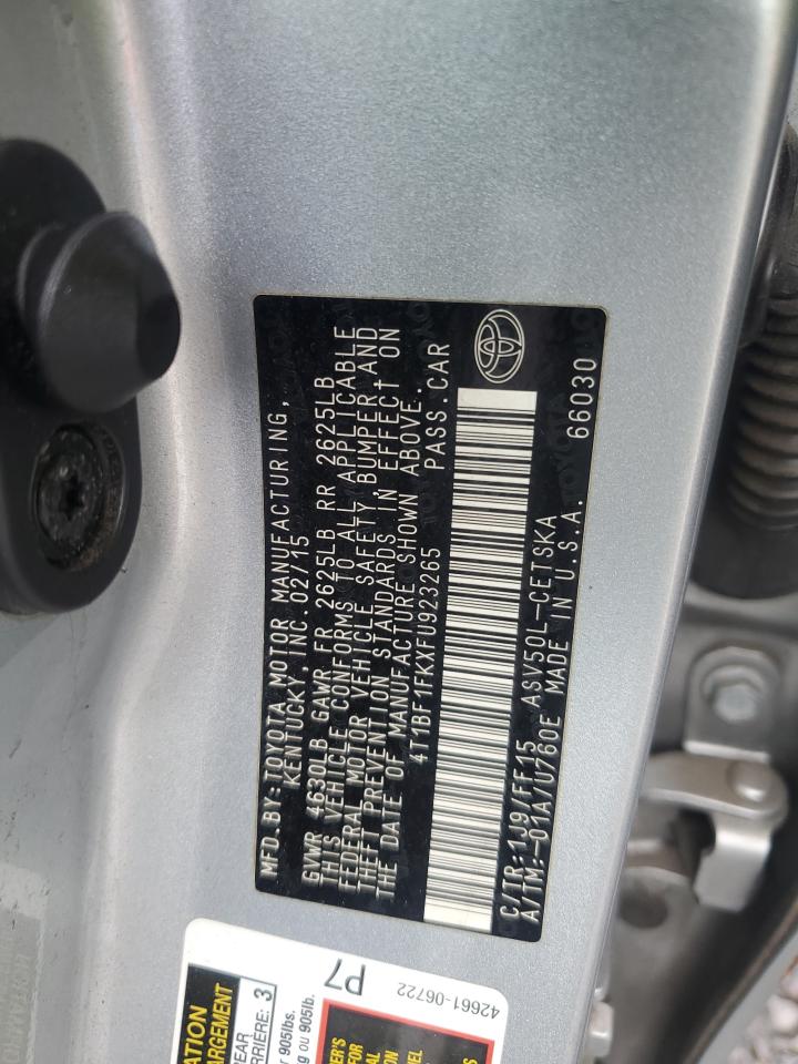 2012 Toyota Camry Hybrid VIN: 4T1BD1FK3CU033837 Lot: 85784695