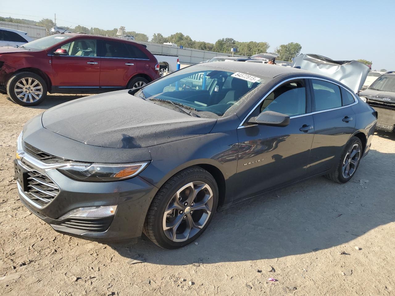 2020 Chevrolet Malibu Lt grey null gas 1G1ZD5ST4LF108342 photo #1