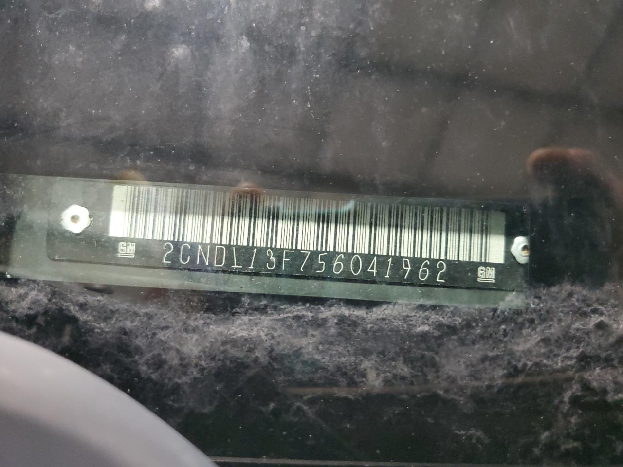 2005 Chevrolet Equinox Ls VIN: 2CNDL13F756041962 Lot: 84956195