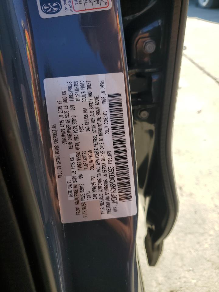 2021 Mazda Cx-5 Touring VIN: JM3KFACM8M0406293 Lot: 90651805