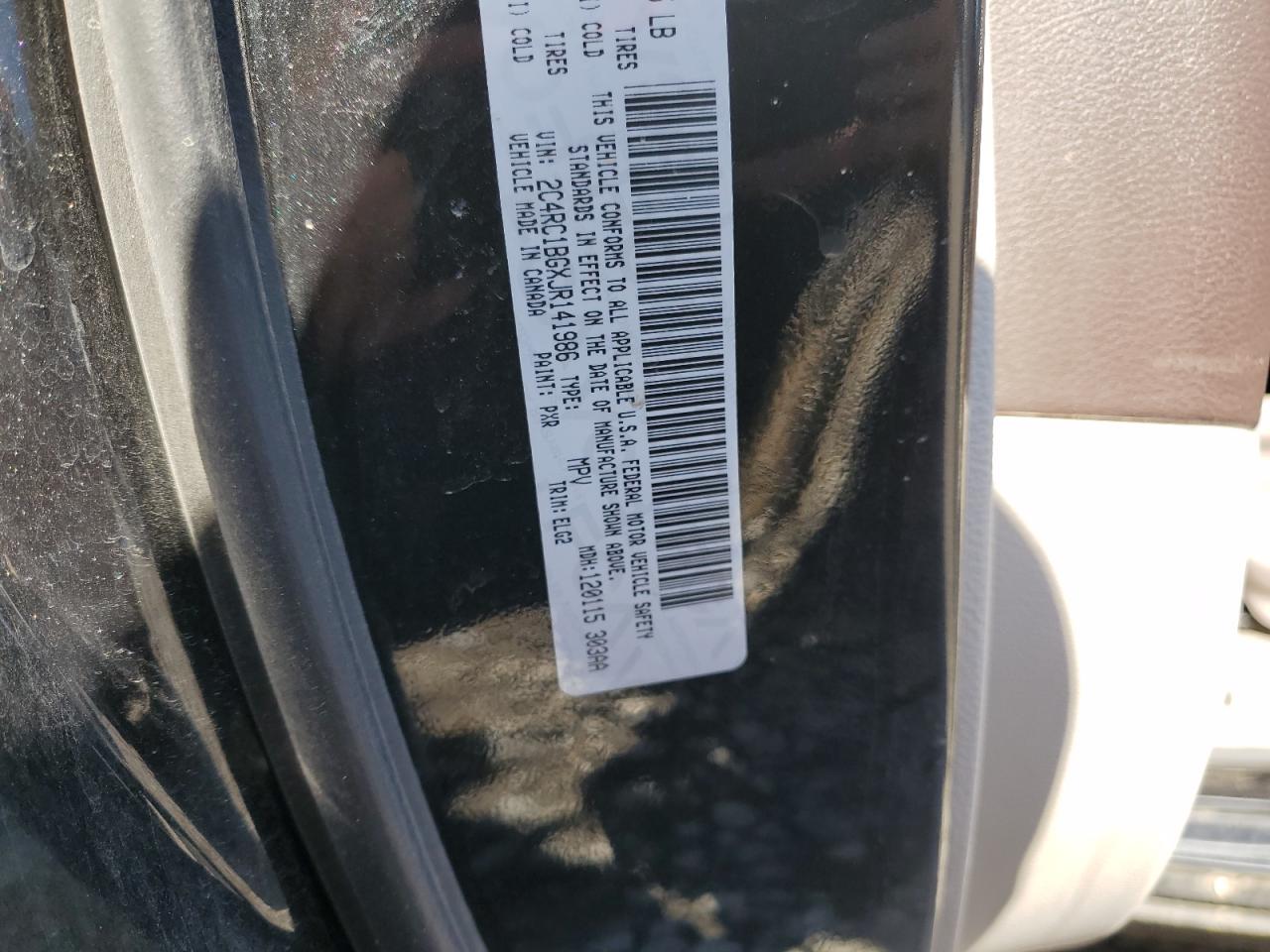 2018 Chrysler Pacifica Touring L VIN: 2C4RC1BGXJR141986 Lot: 90824515