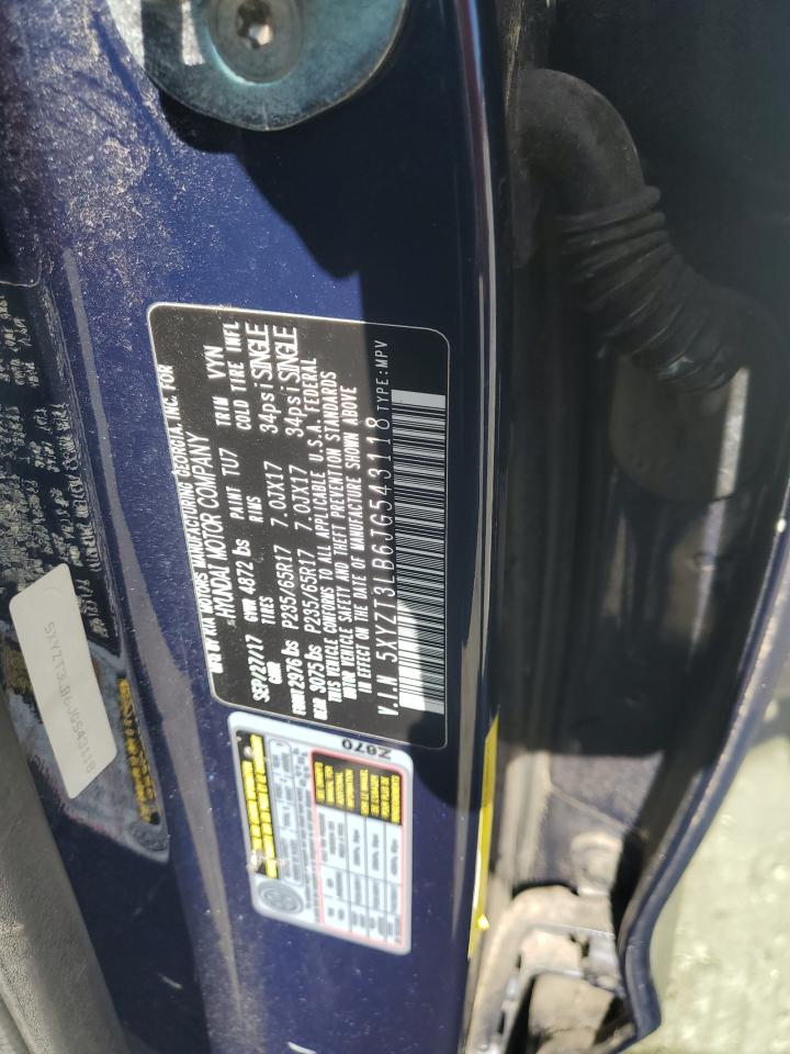 2018 Hyundai Santa Fe Sport VIN: 5XYZT3LB6JG543118 Lot: 82424955