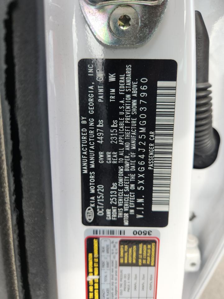 2021 Kia K5 Gt Line VIN: 5XXG64J25MG037960 Lot: 85181815