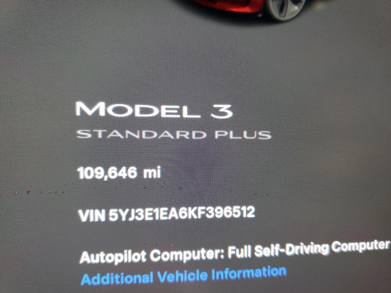 2019 Tesla Model 3 VIN: 5YJ3E1EA6KF396512 Lot: 82386765