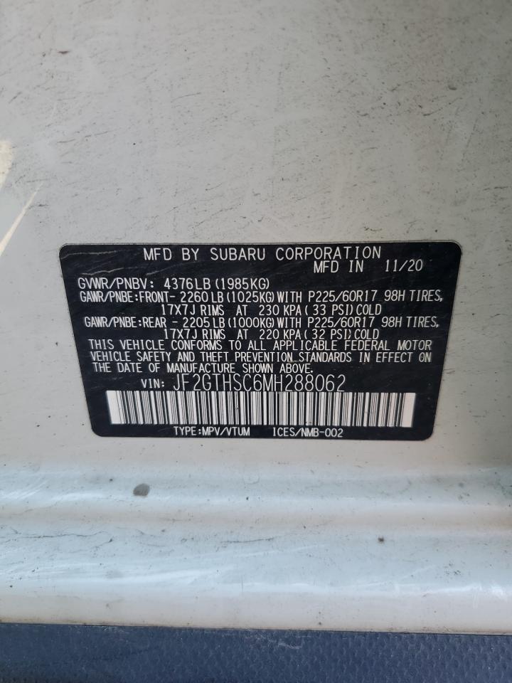 2021 Subaru Crosstrek Sport VIN: JF2GTHSC6MH288062 Lot: 85341825