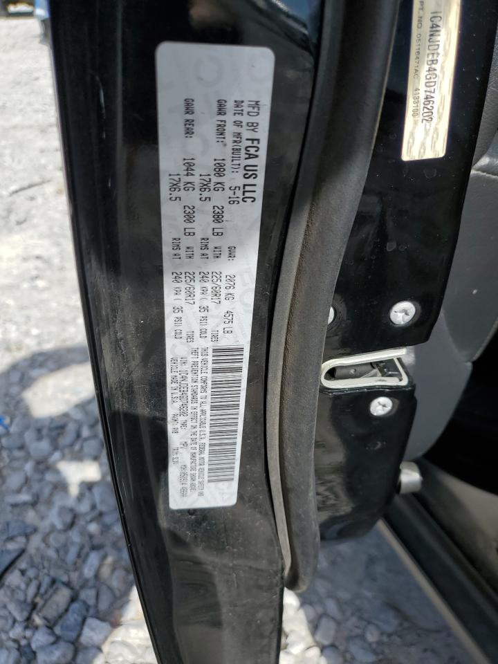 2016 Jeep Compass Latitude VIN: 1C4NJDEB4GD746202 Lot: 87477615