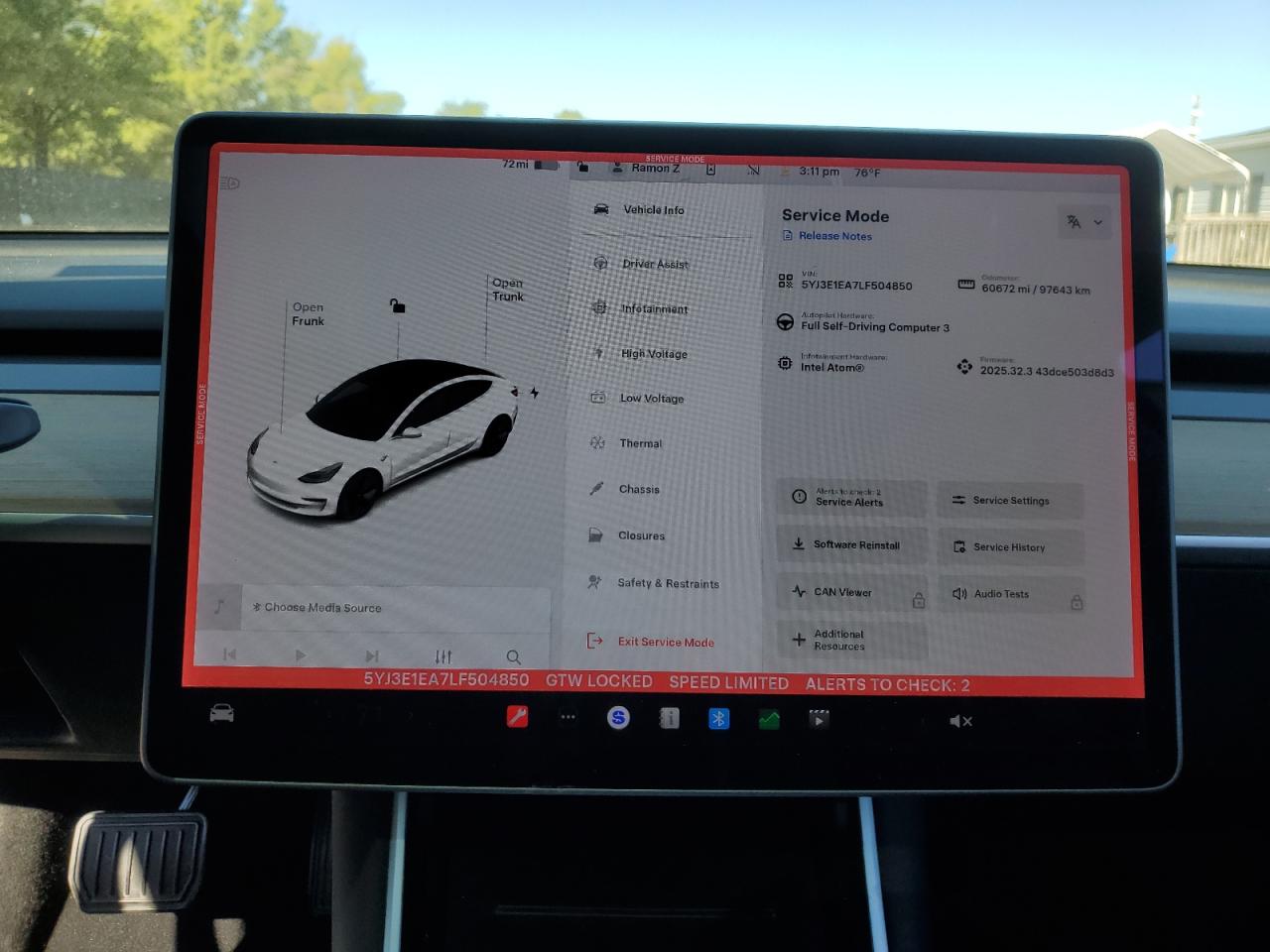 2020 Tesla Model 3 VIN: 5YJ3E1EA7LF504850 Lot: 84269325