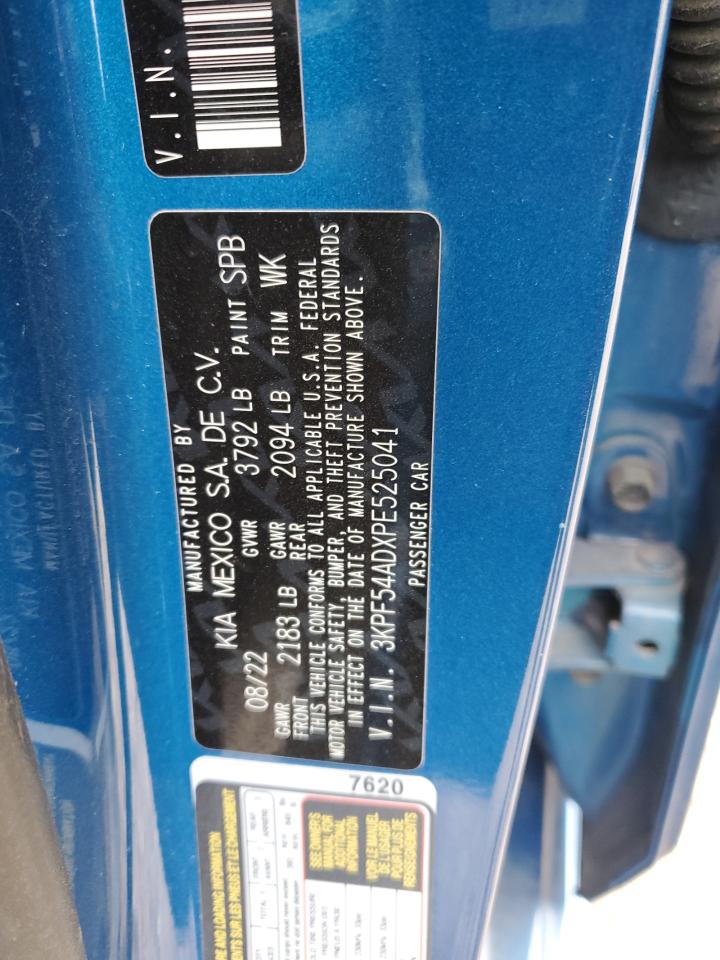 2023 Kia Forte Gt Line VIN: 3KPF54ADXPE525041 Lot: 90685965