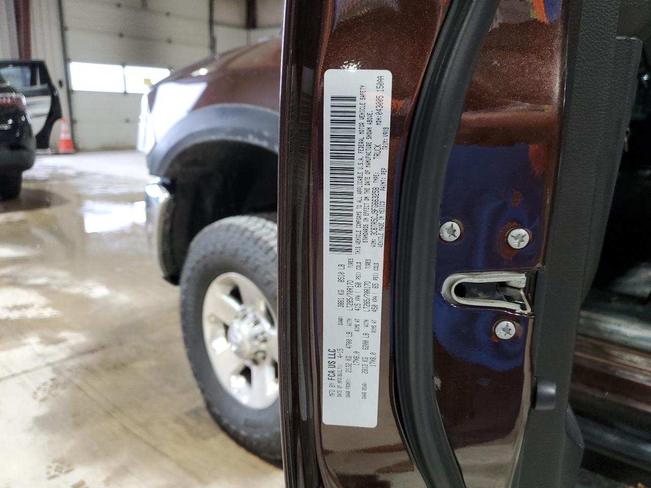 2015 Ram 2500 St VIN: 3C6TR5CJ9FG663258 Lot: 82405095