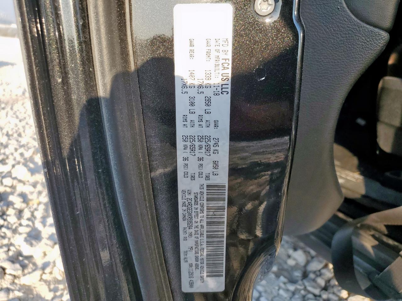 2019 Dodge Grand Caravan Gt VIN: 2C4RDGEGXKR595264 Lot: 82222025