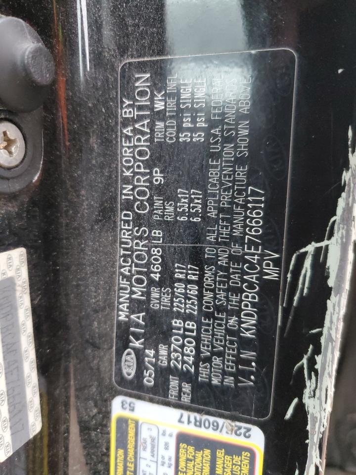 2014 Kia Sportage Lx VIN: KNDPBCAC4E7666117 Lot: 82270355