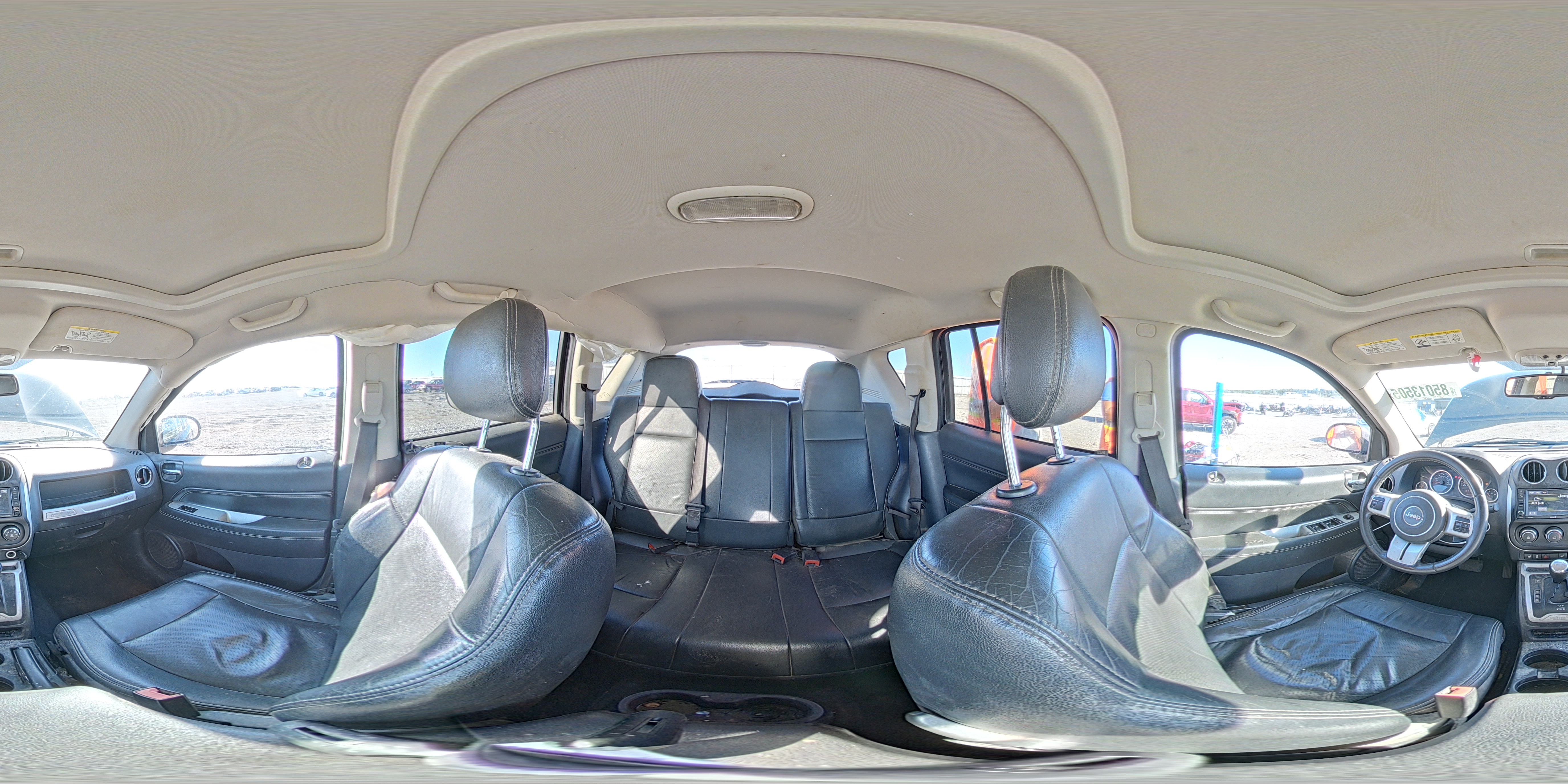 2017 Jeep Compass Latitude VIN: 1C4NJDEB7HD190260 Lot: 85013505