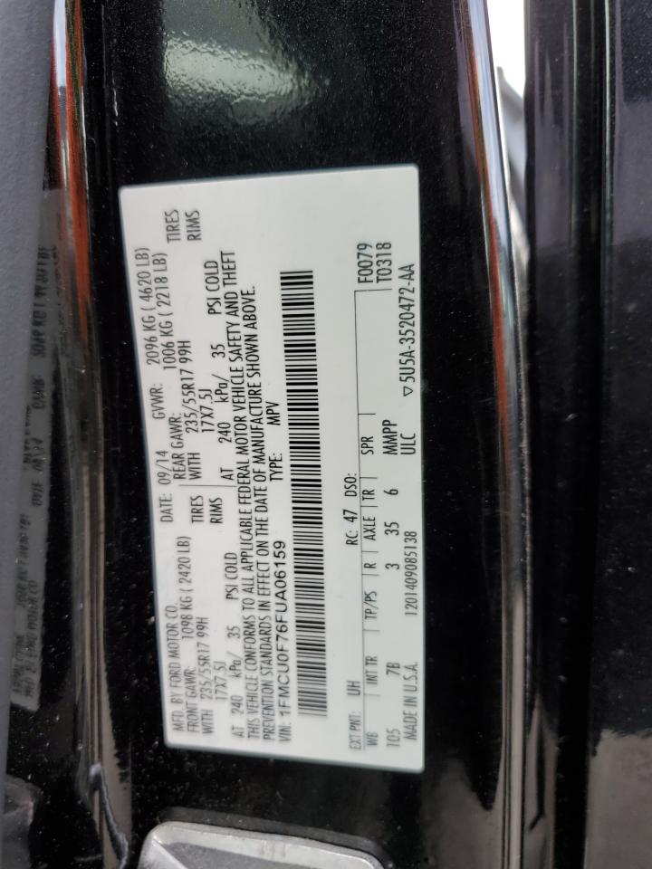 2015 Ford Escape S VIN: 1FMCU0F76FUA06159 Lot: 82550685